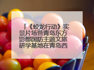 《蛟龙行动》实景片场暨青岛东方影都国防主题文旅研学基地在青岛西海岸新区开业