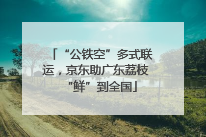 “公铁空”多式联运，京东助广东荔枝“鲜”到全国