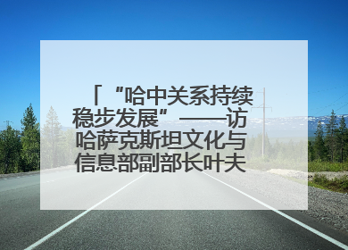 “哈中关系持续稳步发展”——访哈萨克斯坦文化与信息部副部长叶夫根尼·科切托夫