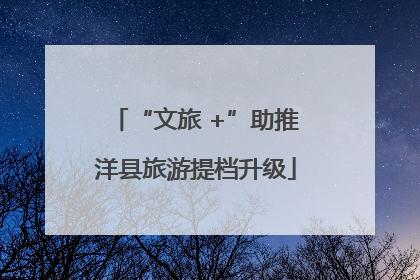 “文旅 +”助推洋县旅游提档升级