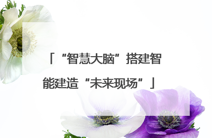 “智慧大脑”搭建智能建造“未来现场”