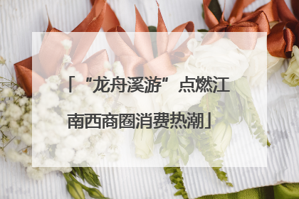 “龙舟溪游”点燃江南西商圈消费热潮