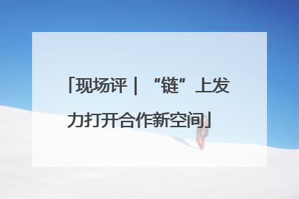 现场评｜“链”上发力打开合作新空间