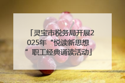 灵宝市税务局开展2025年“悦读新思想”职工经典诵读活动