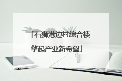 石狮港边村综合楼擎起产业新希望