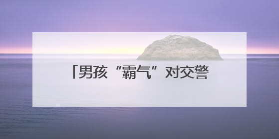 男孩“霸气”对交警承诺：“报我名字，领100个包子！”