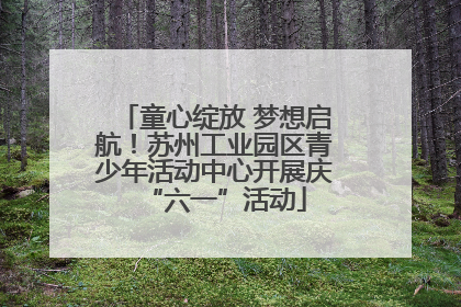 童心绽放 梦想启航！苏州工业园区青少年活动中心开展庆“六一”活动