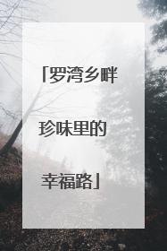 罗湾乡畔 珍味里的幸福路