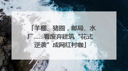 羊棚、猪圈，邮局、水厂……看废弃建筑“花式逆袭”成网红村咖