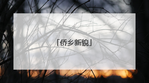 侨乡新貌
