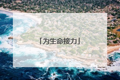 为生命接力