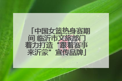 中国女篮热身赛期间 临沂市文旅部门着力打造“跟着赛事来沂蒙”宣传品牌