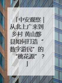 中安观察｜从北上广来到乡村 黄山黟县如何打造“数字游民”的“桃花源”？