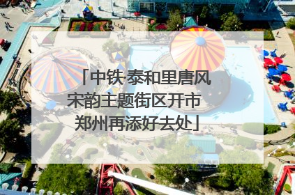 中铁·泰和里唐风宋韵主题街区开市 郑州再添好去处