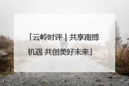云岭时评｜共享南博机遇 共创美好未来