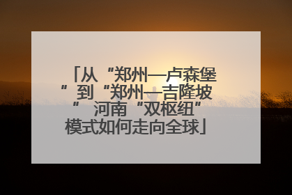 从“郑州—卢森堡”到“郑州—吉隆坡” 河南“双枢纽”模式如何走向全球