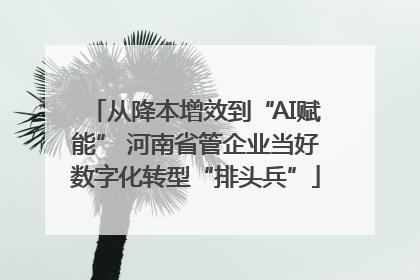 从降本增效到“AI赋能” 河南省管企业当好数字化转型“排头兵”