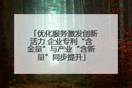 优化服务激发创新活力 企业专利“含金量”与产业“含新量”同步提升