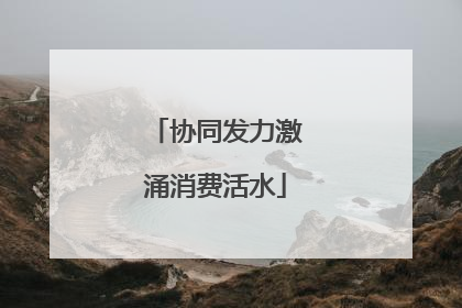协同发力激涌消费活水