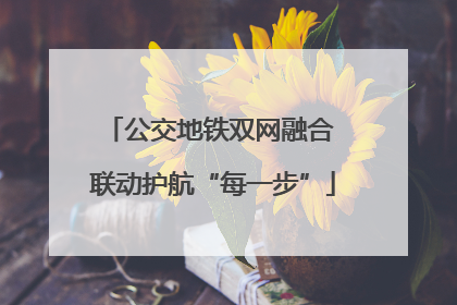 公交地铁双网融合 联动护航“每一步”