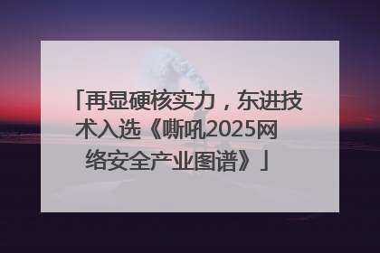再显硬核实力，东进技术入选《嘶吼2025网络安全产业图谱》