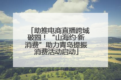 助推电商直播跨域破圈！“山海约·新消费”助力青岛提振消费活动启动