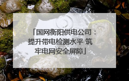 国网衡阳供电公司：提升带电检测水平 筑牢电网安全屏障
