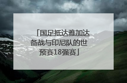 国足抵达雅加达备战与印尼队的世预赛18强赛