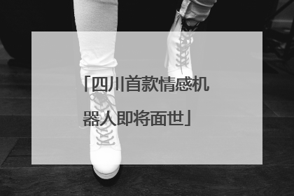 四川首款情感机器人即将面世