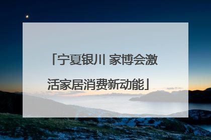 宁夏银川 家博会激活家居消费新动能