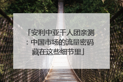 安利中亚千人团亲测：中国市场的流量密码 藏在这些细节里