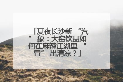 夏夜长沙新 “汽” 象：大窑饮品如何在麻辣江湖里 “冒” 出清凉？