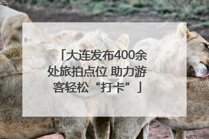 大连发布400余处旅拍点位 助力游客轻松“打卡”