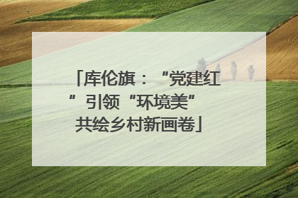 库伦旗：“党建红”引领“环境美” 共绘乡村新画卷