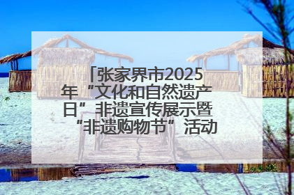 张家界市2025年“文化和自然遗产日”非遗宣传展示暨“非遗购物节”活动在慈利县盛大启幕