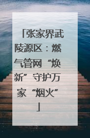 张家界武陵源区：燃气管网“焕新”守护万家“烟火”