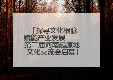 探寻文化根脉 赋能产业发展——第二届河南起源地文化交流会启幕