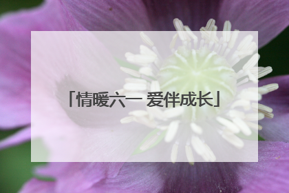 情暖六一 爱伴成长