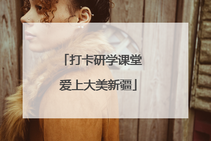 打卡研学课堂 爱上大美新疆
