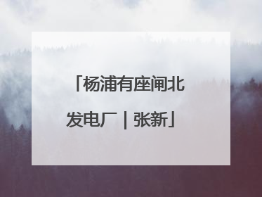 杨浦有座闸北发电厂｜张新