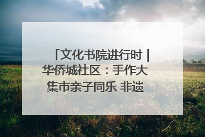 文化书院进行时｜华侨城社区：手作大集市亲子同乐 非遗传承暖邻心