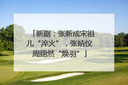 新剧：张新成宋祖儿“淬火”，张婧仪周翊然“焕羽”