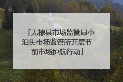 无棣县市场监管局小泊头市场监管所开展节前市场护航行动