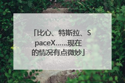 比心、特斯拉、SpaceX……现在的情况有点微妙