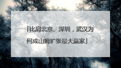 比肩北京、深圳，武汉为何成山姆扩张最大赢家