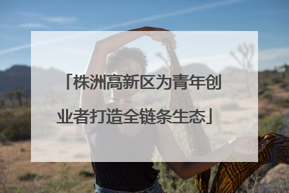 株洲高新区为青年创业者打造全链条生态