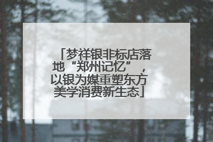 梦祥银非标店落地“郑州记忆”，以银为媒重塑东方美学消费新生态