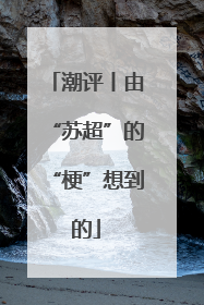 潮评丨由“苏超”的“梗”想到的