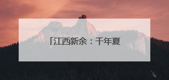 江西新余：千年夏布一支独“绣”