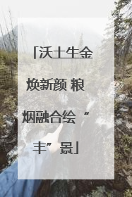 沃土生金焕新颜 粮烟融合绘“丰”景